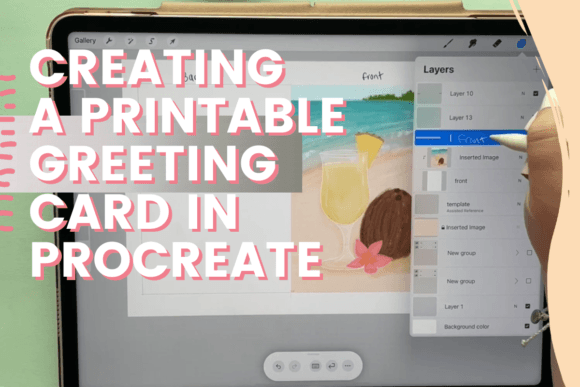 Download Learn How to Create a Printable Greeting Card in Procreate - Greeting card Collection